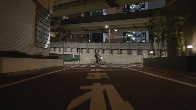 Video Reference N7: Architecture, Light, Road, Night, Infrastructure, Urban area, Tree, Metropolitan area, Sky, Line