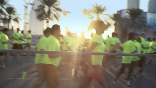Video Reference N0: Green, Fun, Light, Crowd, Morning, Youth, Sunlight, Sky, Running, Recreation