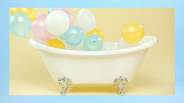 Video Reference N1: Yellow, Balloon, Bowl, Plastic, Tableware