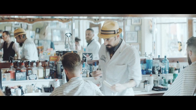 Video Reference N0: service, chemistry, chemist, barber, research, researcher