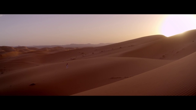 Video Reference N0: Desert, Sand, Erg, Natural environment, Aeolian landform, Sahara, Sky, Horizon, Dune, Singing sand