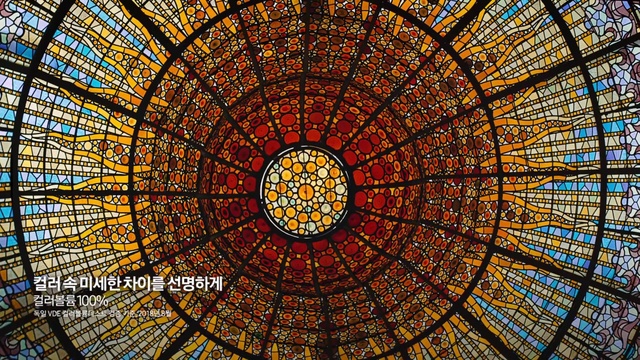 Video Reference N4: Dome, Stained glass, Glass, Byzantine architecture, Architecture, Window, Symmetry, Daylighting, Psychedelic art, Pattern