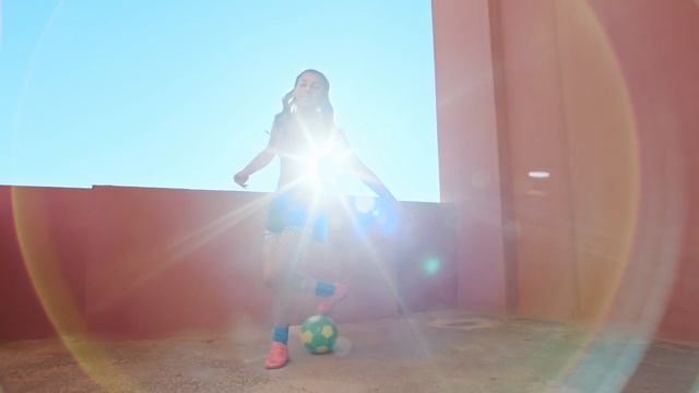 Video Reference N5: pink, light, sunlight, sky, lighting, fun, girl, transparency and translucency