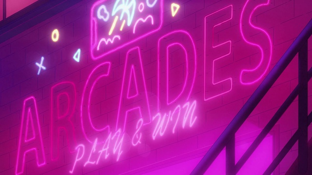Video Reference N6: Pink, Neon, Neon sign, Violet, Purple, Magenta, Light, Text, Visual effect lighting, Font