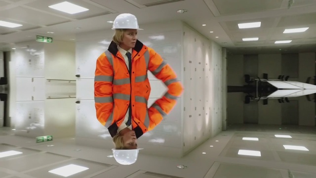 Video Reference N18: Orange, Workwear, Outerwear, Personal protective equipment