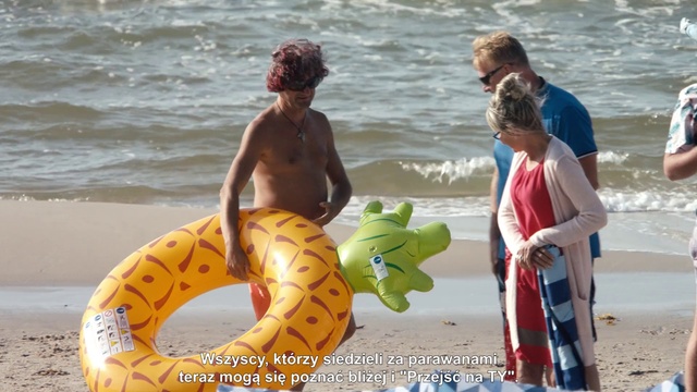 Video Reference N12: Fun, Vacation, Summer, Leisure, Recreation, Tourism, Sea, Lifejacket, Lifebuoy, Inflatable, Person