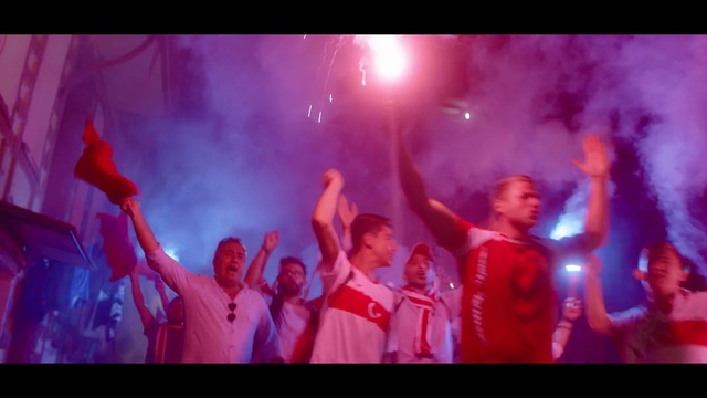 Video Reference N9: Magenta, Red, Pink, Violet, Performance, Purple, Event, Fun, Cheering, Flare
