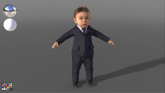Video Reference N2: Suit, Standing, Formal wear, Male, Child, Tuxedo, Gentleman, Animation, Human, Toddler