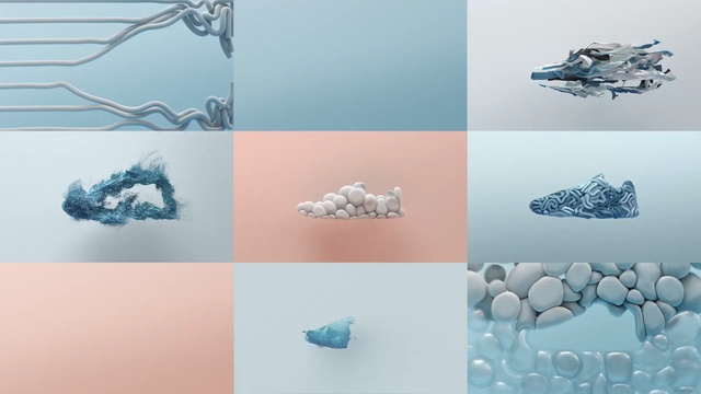 Video Reference N3: Blue, Aqua, Azure, Cloud, Design, Organism, Glacial landform, Ice, Glacier, Rock