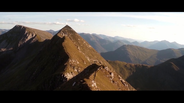 Video Reference N0: ridge, mountainous landforms, mountain, sky, mountain range, wilderness, arête, highland, summit, massif
