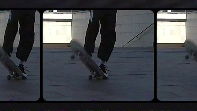 Video Reference N0: Skateboard, Skateboarding Equipment, Footwear, Skateboarding, Leg, Floor, Sports equipment, Recreation, Photography, Roller skating