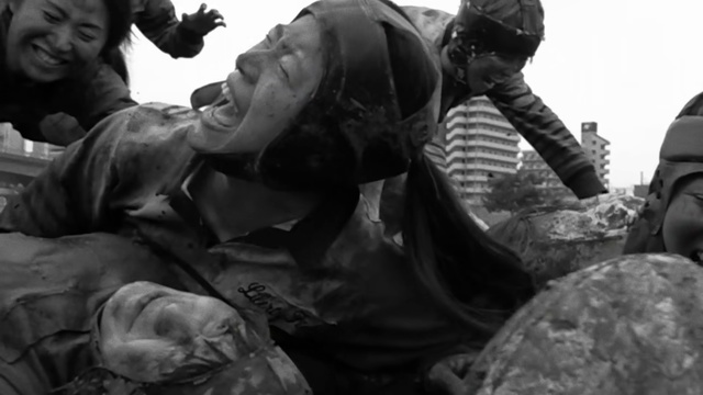 Video Reference N2: Black-and-white, Monochrome photography, Human, Monochrome, Photography, Soldier, Style, Rock, Child