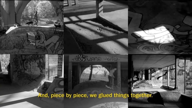 Video Reference N0: Black-and-white, Font, Building, Style, Art, Tints and shades, Monochrome photography, Automotive tire, Monochrome, Room