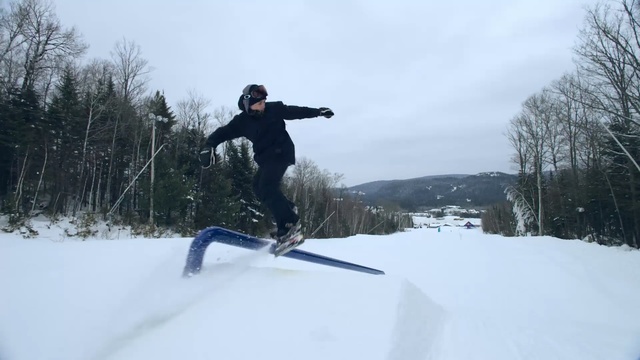 Video Reference N6: snow, winter, sky, tree, winter sport, boardsport, freezing, snowboarding, skiing, ice
