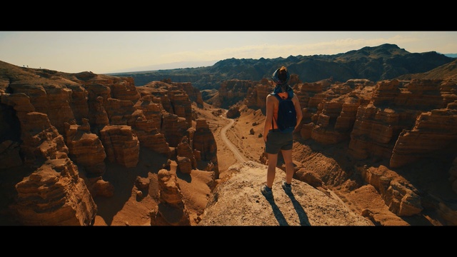 Video Reference N2: rock, badlands, canyon, sky, wilderness, wadi, mountain, formation, national park, geology