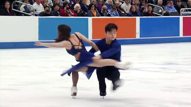 Video Reference N1: Sports, Ice skating, Figure skating, Ice dancing, Skating, Figure skate, Recreation, Ice rink, Competition event, Dancer