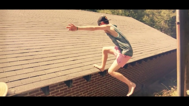 Video Reference N5: fun, jumping, snapshot, photography, girl, arm, muscle, wood, recreation, leisure
