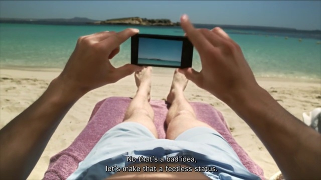 Video Reference N8: vacation, sun tanning, leg, summer, hand, fun, leisure, beach, foot, Person