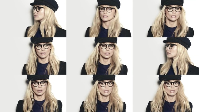 Video Reference N4: fashion accessory, eyewear, headgear, hat, cap, vision care, long hair, fedora, product, neck, Person