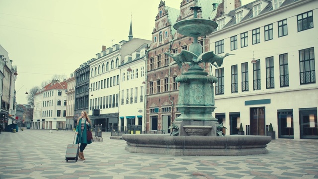 Video Reference N0: Town square, Landmark, Plaza, City, Public space, Town, Human settlement, Statue, Monument, Architecture, Person