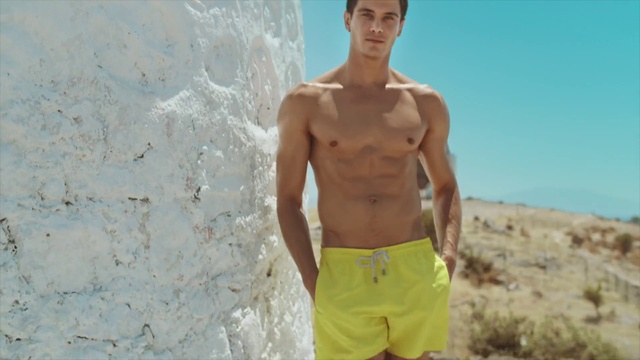 Video Reference N17: Head, Active shorts, Shorts, Muscle, Trunks, Bermuda shorts, Sky, board short, Waist, Barechested