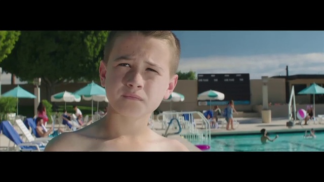 Video Reference N2: Swimming pool, Facial expression, Water, Vacation, Fun, Leisure, Chest, Barechested, Eyebrow, Summer, Person