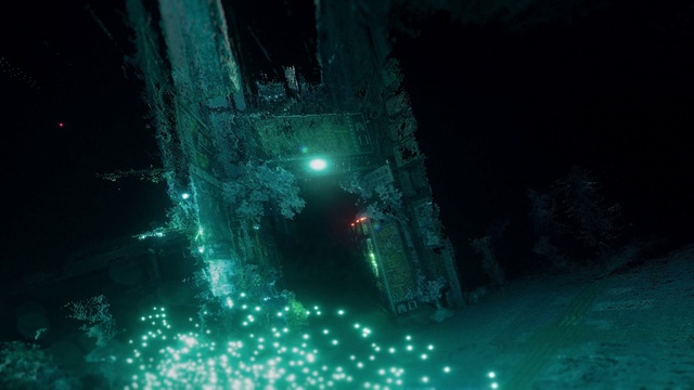Video Reference N5: Green, Light, Darkness, Water, Turquoise, Screenshot, Midnight, Night, Space, Games