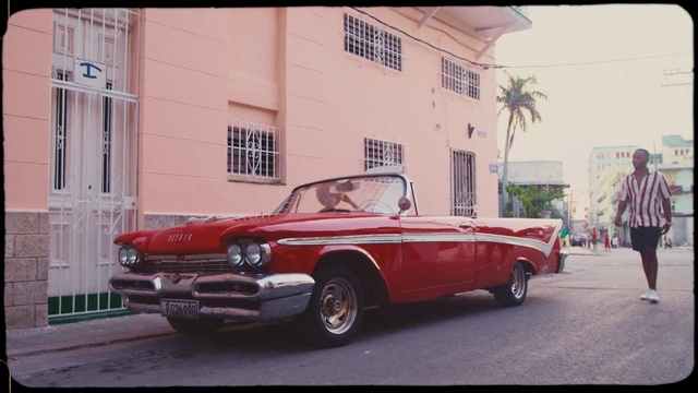 Video Reference N1: Land vehicle, Vehicle, Car, Classic car, Classic, Pink, Coupé, Sedan, Convertible, Vintage car