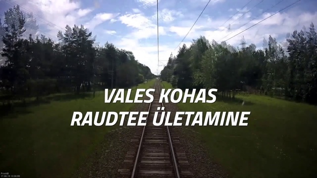Video Reference N4: Track, Nature, Transport, Morning, Mode of transport, Tree, Grass, Rural area, Sky, Thoroughfare