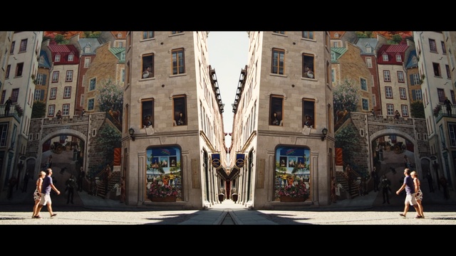 Video Reference N2: Facade, Town, Architecture, Wall, Urban area, Building, Street, Art, City, Mural, Person