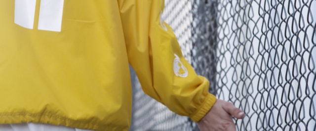 Video Reference N0: yellow, outerwear, sleeve, t shirt, textile, material, product