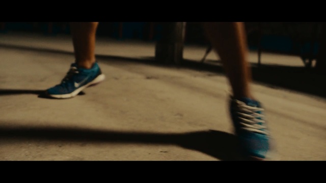 Video Reference N0: footwear, blue, photograph, black, shoe, leg, foot, human leg, light, snapshot