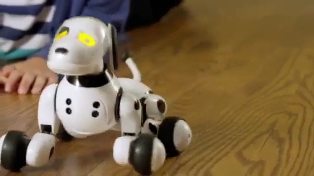 Video Reference N4: technology, robot, toy, machine, dalmatian, play, product