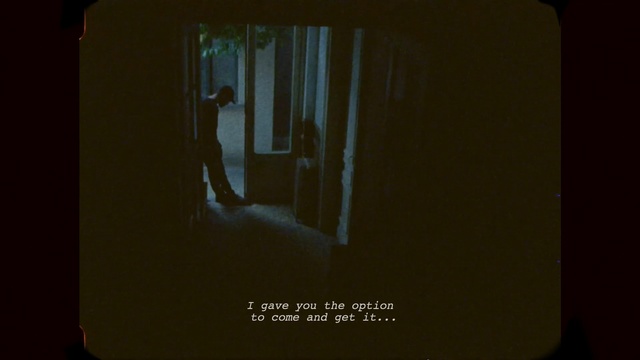 Video Reference N1: Text, Room, Font, Photography, Technology, Darkness, Electronic device, Screenshot