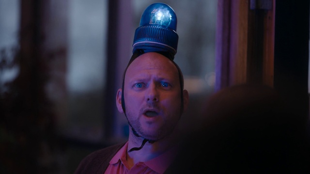 Video Reference N8: Face, Blue, Light, Head, Purple, Forehead, Human, Headgear, Performance, Night, Person, Indoor, Wearing, Young, Looking, Man, Front, Boy, Holding, Shirt, Table, Standing, Little, Sitting, Hat, Food, Cake, Smiling, Room, White, Computer, Red, Pizza, Human face, Clothing