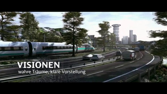 Video Reference N13: Transport, Mode of transport, Vehicle, Metropolitan area, Train, Track, Railway, Tree, Rolling stock, Architecture