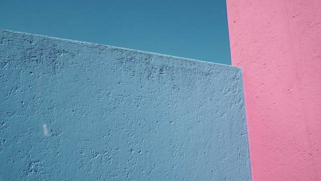 Video Reference N6: Blue, Wall, Line, Azure, Sky, Rectangle, Concrete, Plaster, Architecture, Cement