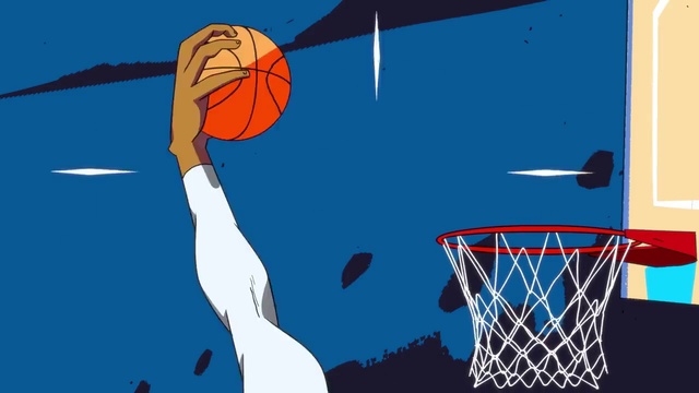Video Reference N4: Basketball hoop, Basketball, Basketball player, Basketball moves, Basketball, Streetball, Basketball court, Slam dunk, Net, Illustration