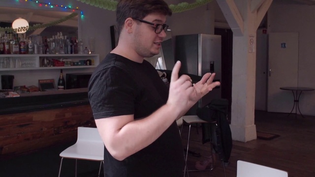 Video Reference N3: Arm, Hand, Fun, Finger, Room, Muscle, Glasses, Gesture, Games, Thumb