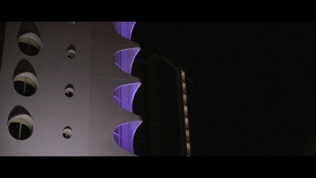 Video Reference N3: black, purple, light, violet, darkness, lighting, atmosphere, shadow, line, night