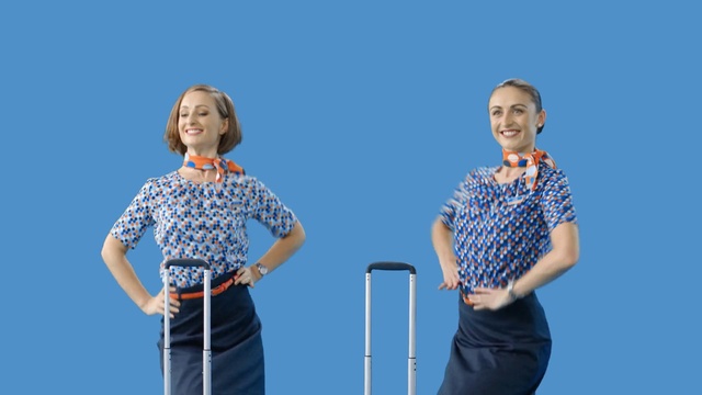 Video Reference N7: Blue, Product, Standing, Arm, Joint, Electric blue, Design, Fun, Gesture, Sleeve
