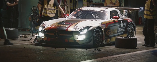 Video Reference N1: Land vehicle, Vehicle, Car, Sports car, Mercedes-benz sls amg, Performance car, Sports car racing, Automotive design, Motorsport, Endurance racing (motorsport)