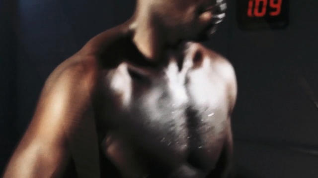 Video Reference N0: man, barechestedness, muscle, arm, chest, human body, hand, neck, back, trunk