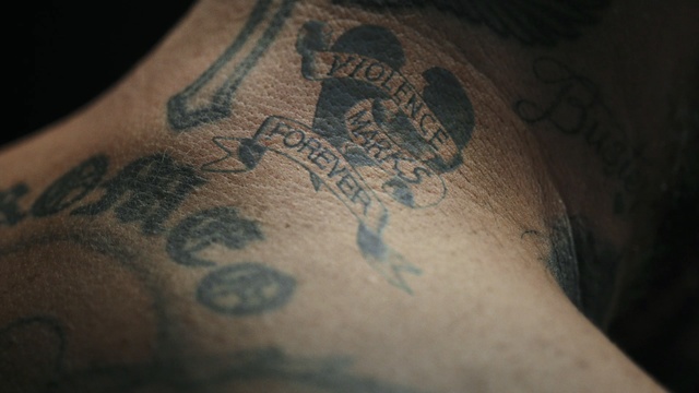 Video Reference N14: tattoo, close up, arm, hand, tattoo artist, chest, back, macro photography, pattern