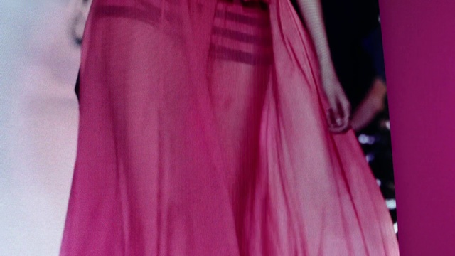 Video Reference N11: Clothing, Pink, Magenta, Dress, Red, Fashion, Haute couture, Purple, Formal wear, Fashion design
