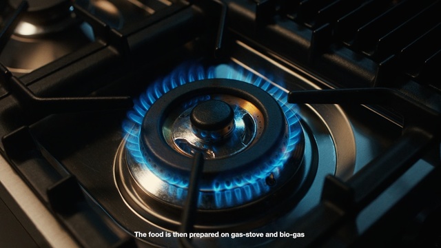 Video Reference N0: Gas stove, Blue, Electronics, Major appliance, Gas, Technology, Photography