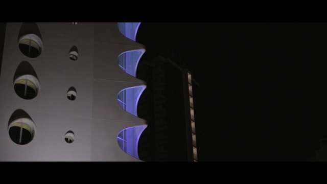 Video Reference N2: blue, black, darkness, light, atmosphere, shadow, lighting, sky, line, night, Person