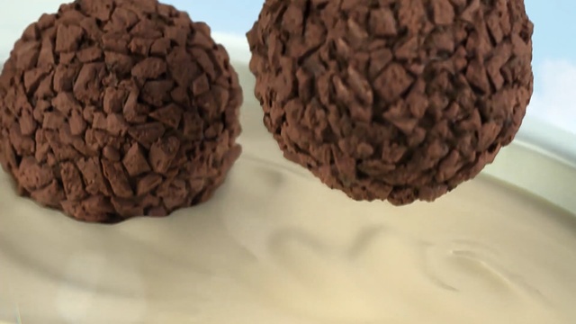 Video Reference N0: Brown, Rum ball, Chocolate, Chocolate truffle, Tree, Food