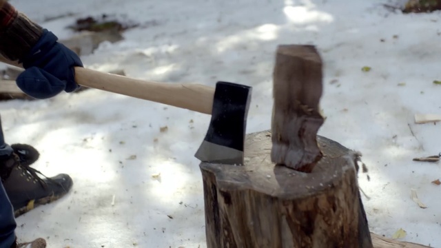 Video Reference N1: Splitting maul, Axe, Hatchet, Stonemasons hammer, Wood, Sledgehammer, Wood chopping, Hammer, Tool