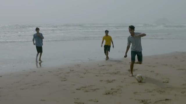 Video Reference N1: beach, sand, coast, shore, sea, vacation, fun, ocean, mudflat, sports, Person